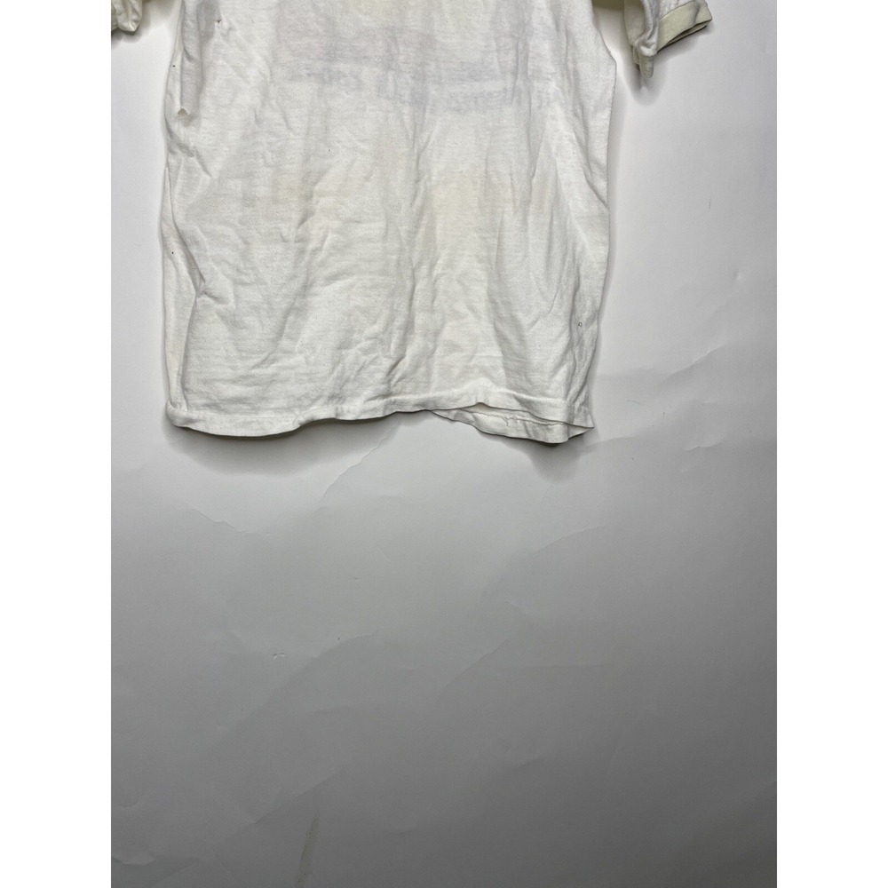 Vintage Obscure Tee Shirt Size Small Obscure White FLAW Dog 70s - Picture 8 of 11
